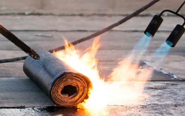 Puddaven asphalt flat roofing repairs